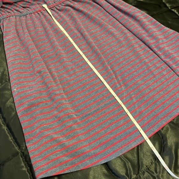 GAP Gray and Red Striped Sleeveless Mini Dress Size XS/Small - Picture 10 of 10